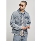 Jachetă pentru bărbati  // Urban classics Oversized Denim Jacket light skyblue acid washed