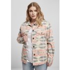 Jachetă  pentru femei  // Urban classics Ladies Inka Oversized Shirt Jacket summerinka