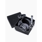 Men's leather accessories set - V1 black A654