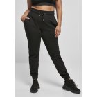 Pantaloni de trening pentru femei // Urban classics Ladies Organic High Waist Sweat Pants black