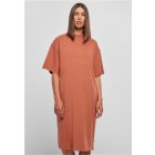 Rochie // Urban Classics / Ladies Organic Long Oversized Tee Dress terracotta
