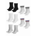 Şosete // Urban classics Sporty Socks 10-Pack blk/wht/gry+wht/nvy/rd+wht/blk