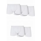 Urban Classics / Solid Organic Cotton Boxer Shorts 5-Pack white+white+white+white+white