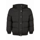 Urban Classics Kids / Girls Hooded Puffer Jacket black