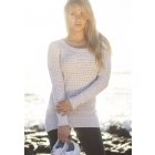 Pulover pentru femei // Urban classics Ladies Long Wideneck Sweater offwhite