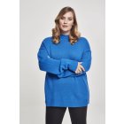 Pulover pentru femei // Urban Classics Ladies Oversize Turtleneck Sweater brightblue