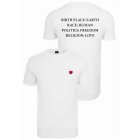 Tricou pentru bărbati cu mânecă scurtă // Mister tee Heart Tee white