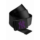 Curea pentru // Masterdis / MLB Premium Black Woven Belt Single purple