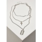 Urban Classics Accessoires / Razor Blade Necklace silver