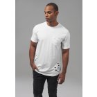 Tricou pentru bărbati cu mânecă scurtă // Urban Classics Ripped Pocket Tee white