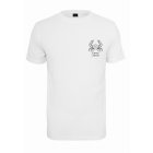 Tricou pentru bărbati cu mânecă scurtă // Mister tee Astro Cancer Tee white