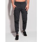 Men's sweatpants P1297 - dark grey