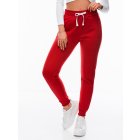 Women's sweatpants PLR070 - red