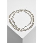 Urban Classics Accessoires / Layering Basic Necklace silver