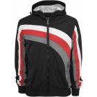 Jachetă pentru bărbati  // Urban Classics Racing Windbreaker blk/red/dgrey