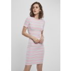 Rochie // Urban classics Ladies Stretch Stripe Dress girlypink oceanblue