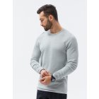 Men's sweater E121 - light grey/melange