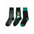 Urban Classics / Christmas Dog Socks Kids 3-Pack multicolor