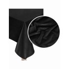 Velor tablecloth Soft A559 - black