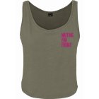 Mister Tee /adies Waiting For Friday Box Tank olive