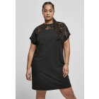 Rochie // Urban classics Ladies Lace Tee Dress black