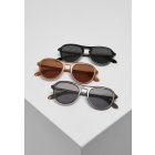 Ochelari de soare // Urban classics Sunglasses Kalimantan 3-Pack brown/grey/black