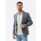 Men's elegant blazer jacket  M80 - grey