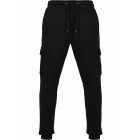 Pantaloni de trening pentru bărbati // Urban Classics Fitted Cargo Sweatpants black