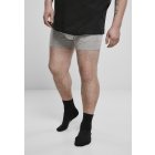 Boxeri // Urban classics Men Boxer Shorts Double Pack darkgreen+grey