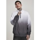 Jachetă pentru bărbati  // Urban Classics Gradient Pull Over Jacket black/white