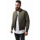 Jachetă pentru bărbati  // Urban Classics Basic Quilt Bomber Jacket olive