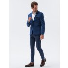 Men's elegant blazer jacket M80 - blue