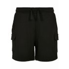 Pantaloni scurti // Urban classics Boys Organic Cargo Sweat Shorts black