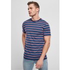 Tricou pentru bărbati cu mânecă scurtă // Urban classics  Fast Stripe Pocket Tee darkblue/cityred