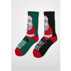 Urban Classics / Fancy Santa Socks 2-Pack multicolor